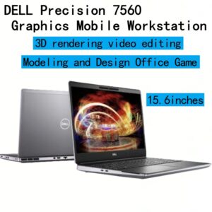 Dell Precision 7560 Mobile Workstation Performance Laptop for Engineers, Creators & Professionals Modeling and Design Office Game