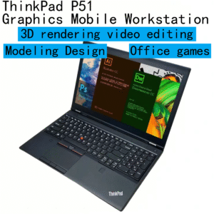 ThinkPad Lenovo Notebook P51 3D Rendering Video Editing Office Game